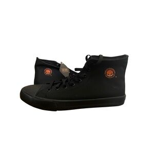 Harley-Davidson Black High-Top Sneakers